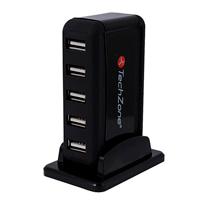 HUB - TECHZONE - TZ17HUB01 - 7 PUERTOS - USB 2.0