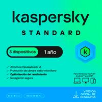 ESD KASPERSKY STANDARD 3 DISP 1 AñO